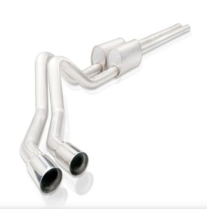GMC Sierra 1500 Performance Exhaust - Stainless Works - Legend Cat Back, Dual Tips - Polished - `19-`20